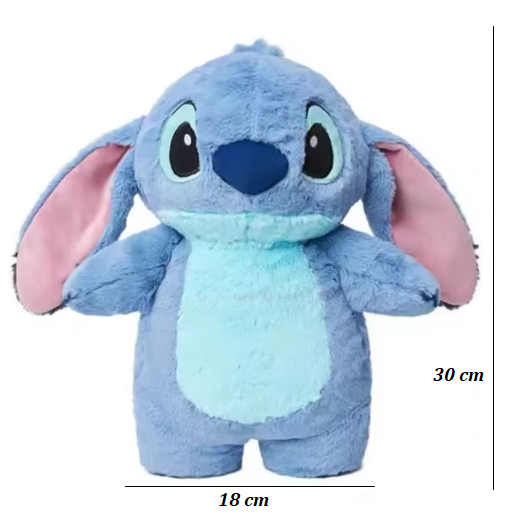 Pliušinis Rankų Šildukas „Stitch“ – Karšto Vandens Butelis Žiemai