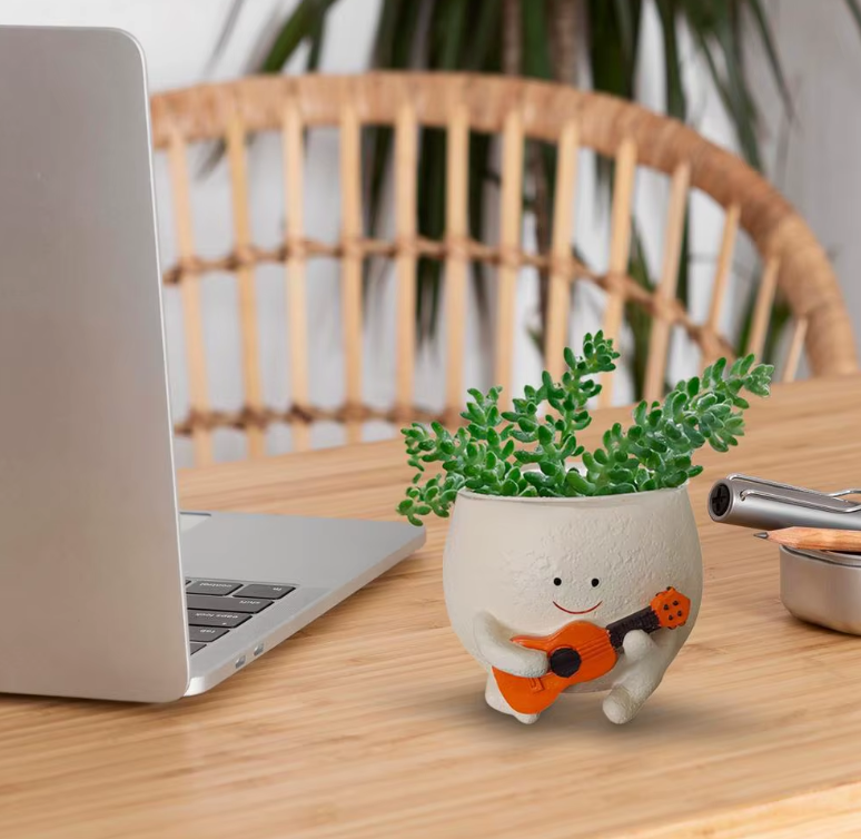 Dervos vazonėlis „Gitaristas“