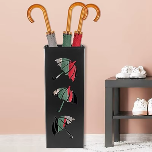 Metalinis laisvai pastatomas skėčių stovas