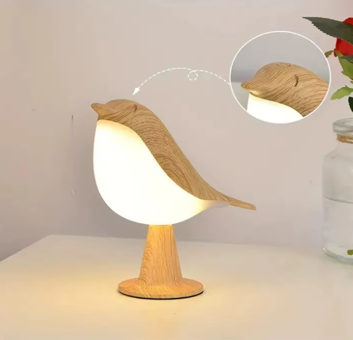 Paukščio formos LED naktinė lempa