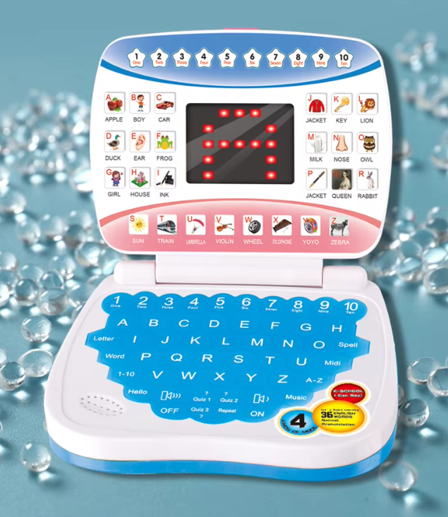 Nešiojamas Kompiuteris MINI - Ankstyvojo Ugdymo Žaislas