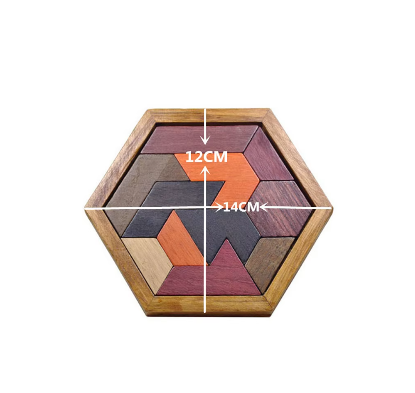 Medinė Geometrinių Formų Dėlionė: Edukacinis Žaislas Vaikams