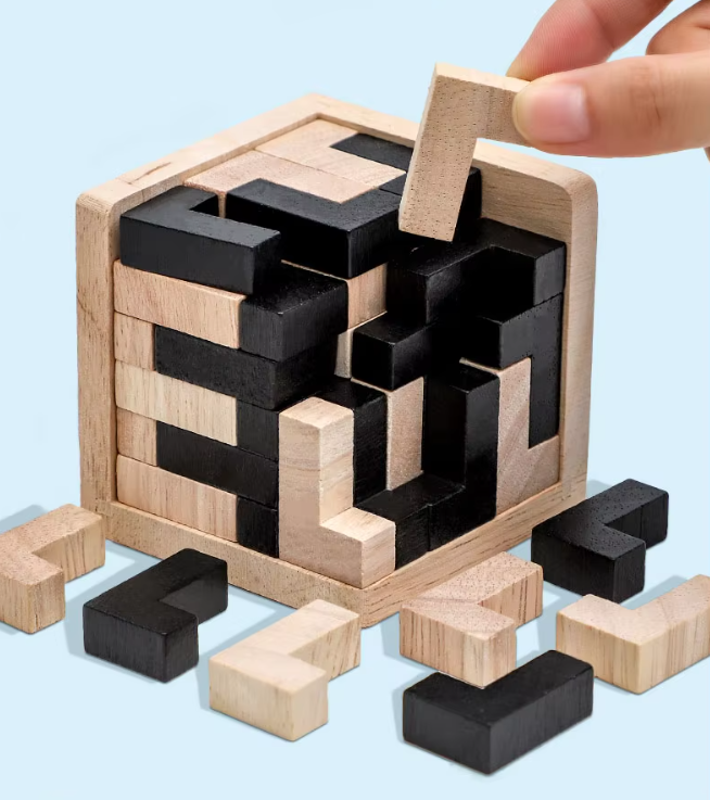 Medinė Dėlionė: Lavinamasis Žaislas Vaikams 3D