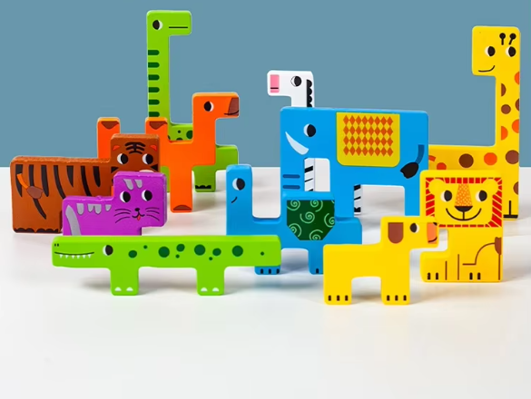 Medinė 3D Dėlionė: Matematinis Žaidimas Vaikams