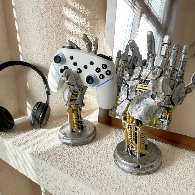 Cyberpunk 3D žaidimų pultelio laikiklis