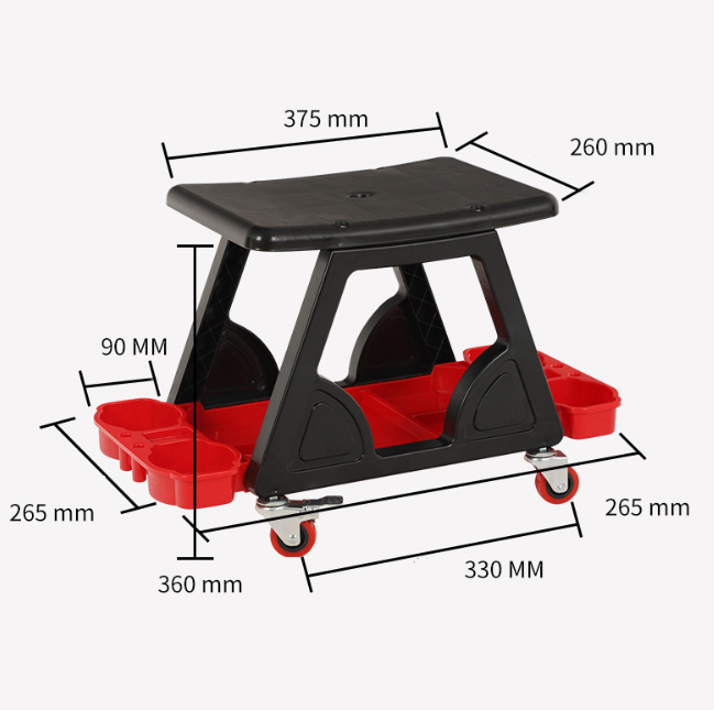 Daugiafunkcinė kėdė automobilių priežiūrai