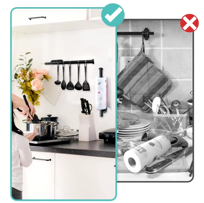 Nerūdijančio plieno popierinių rankšluosčių laikiklis