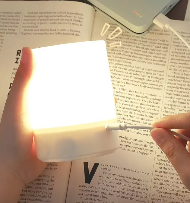 LED stalinė naktinė lempa