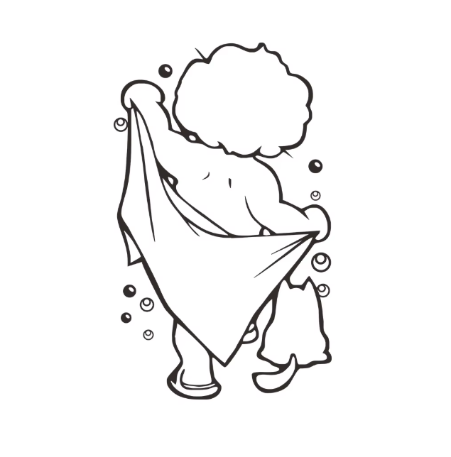 Dušo stiklo lipdukas