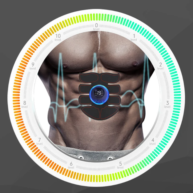 USB įkraunamas pilvo preso treniruoklis „8-Pack ABS“