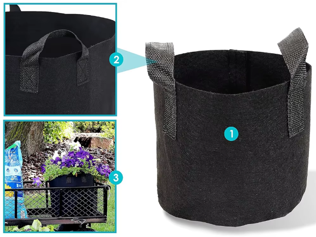 5 vnt. kvėpuojančių auginimo maišų