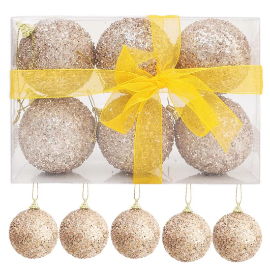 Šampaninių Kalėdinių burbulų rinkinys 30 vnt.