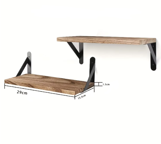 Medinė sieninė lentyna