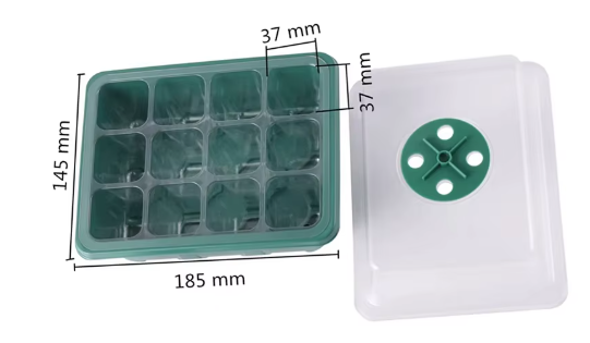 12 dalių plastikinė daigykla