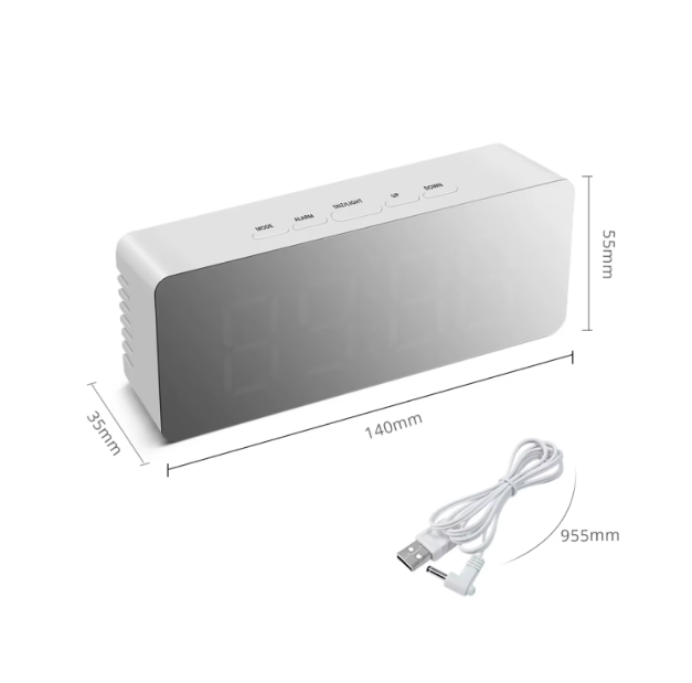 USB maitinamas skaitmeninis laikrodis