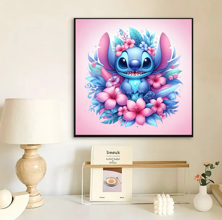 Vaikų Deimantinės Tapybos Rinkinys: Spindintis Stitch