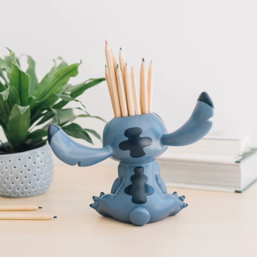 Kūrybingas Raštinės Reikmenų Laikiklis „Stitch“ – Žaismingas Stalo Dekoras!