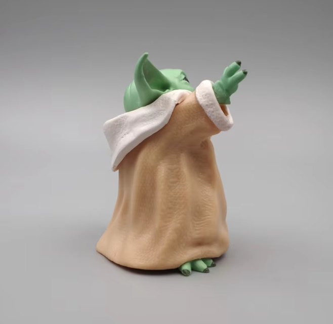 Master Baby Yoda Veiksmo Figūrėlė: Miniatiūrinis Anime Kolekcinis Modelis