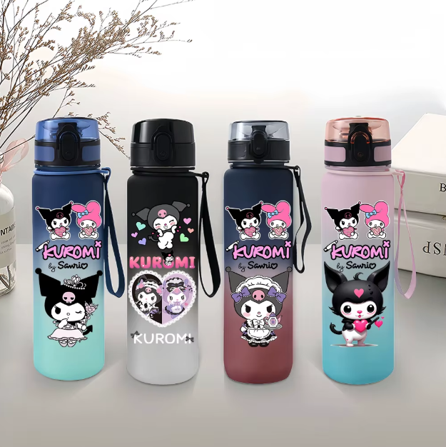 Gertuvė - Vandens Butelis Mergaitėms – Sanrio Kuromi