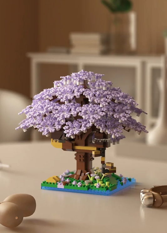 Konstruktorius - Statybinių Blokų Rinkinys - Namelis Medyje "Sakura"