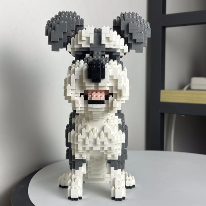 Statybinių Blokelių Rinkinys Šnaucerio Šuns Modelis