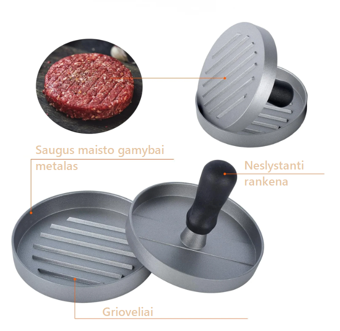 Aliumininis Burgerių Presas