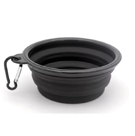 Sulankstomas silikoninis 650 ml augintinio dubenėlis