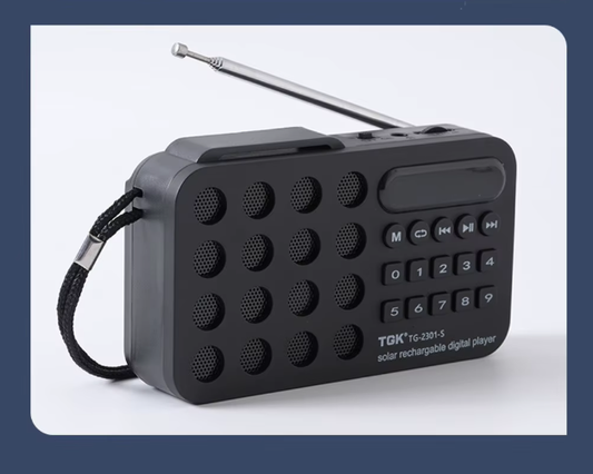 Mini nešiojamas kišeninis FM radijas
