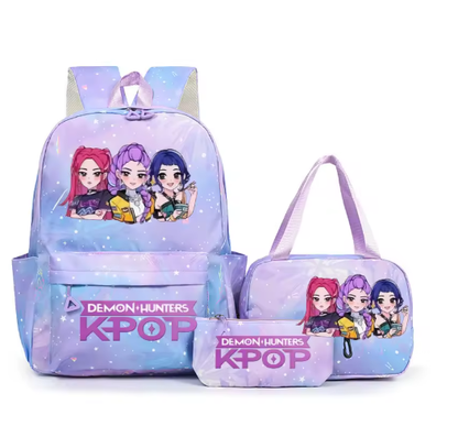 KPop Demon Hunter kuprinės rinkinys
