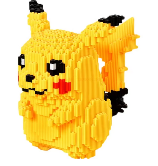 Anime Pokemon Pikachu Mikro Blokelių Figūrėlė