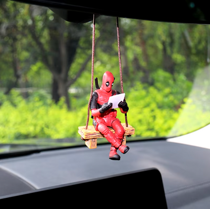 Deadpool 3 Veiksmo Figūrėlė: Kolekcinis Modelis, Stalo Dekoras Ir Automobilio Pakabukas