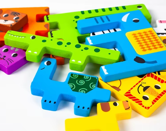 Medinė 3D Dėlionė: Matematinis Žaidimas Vaikams