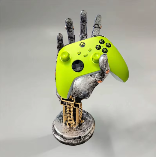 Cyberpunk 3D žaidimų pultelio laikiklis