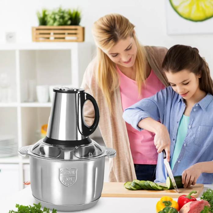 5L Elektrinis Mėsos Malūnėlis ir Maisto Smulkintuvas
