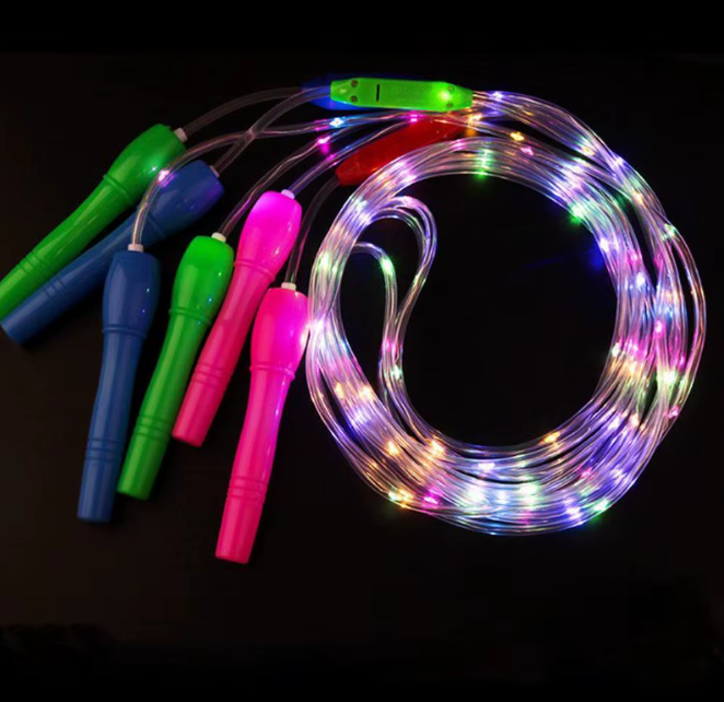 LED šviečianti šokdynė vaikams