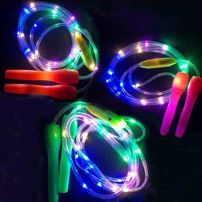 LED šviečianti šokdynė vaikams