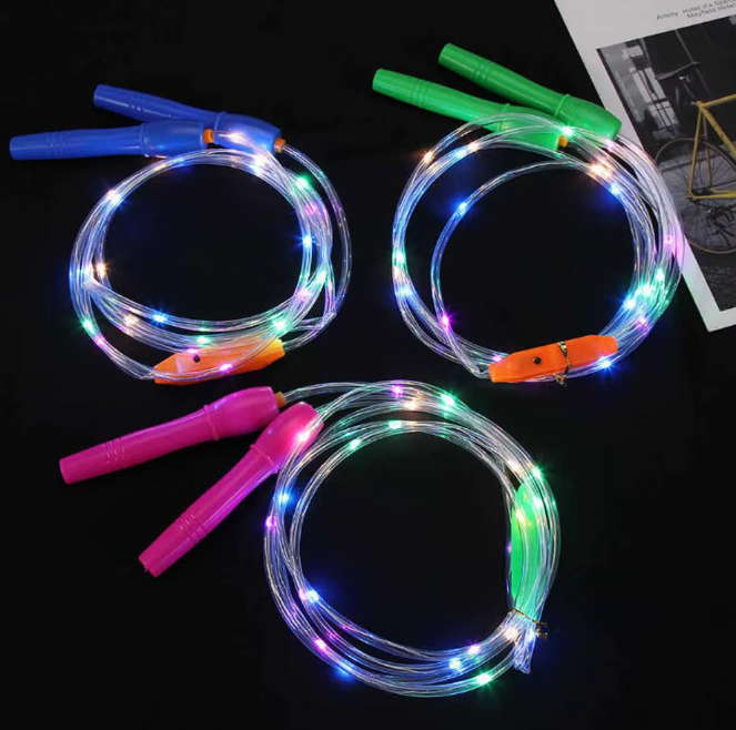 LED šviečianti šokdynė vaikams