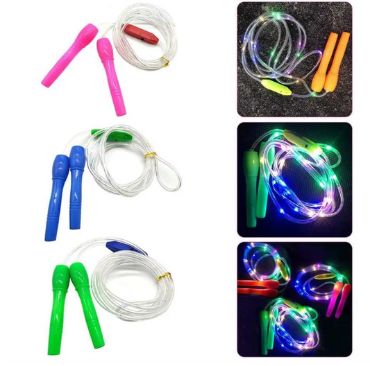 LED šviečianti šokdynė vaikams