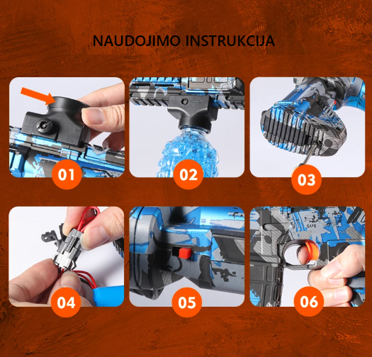 M416 Elektrinis žaislinis šautuvas