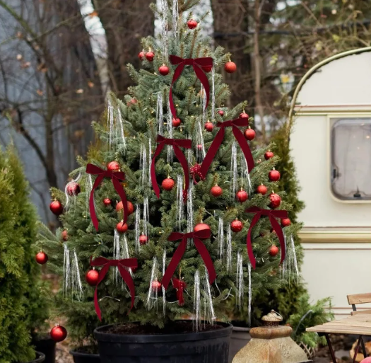 10 vnt. Kalėdinių Kaspinų