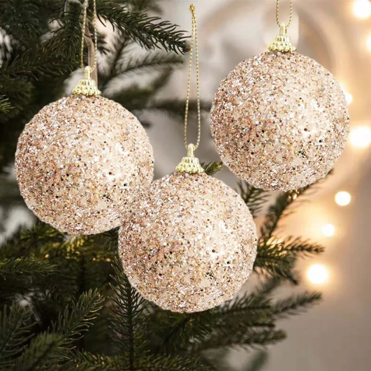 Šampaninių Kalėdinių burbulų rinkinys 30 vnt.