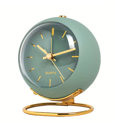 Stalo laikrodis su naktiniu apšvietimu