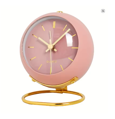 Stalo laikrodis su naktiniu apšvietimu