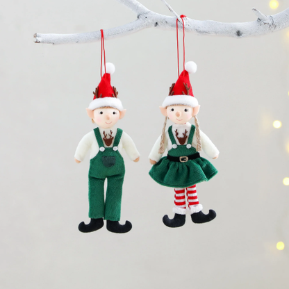 Kalėdinių elfų pora