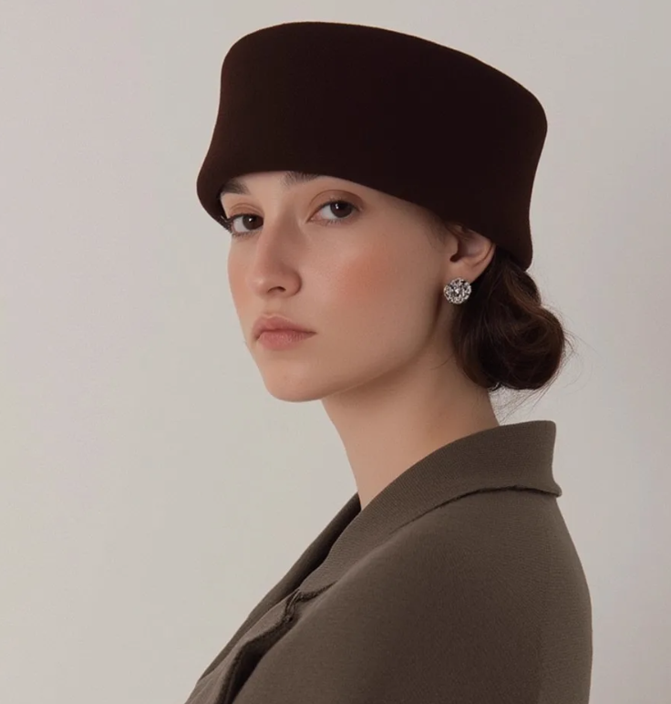 Concave top kepurė moterims