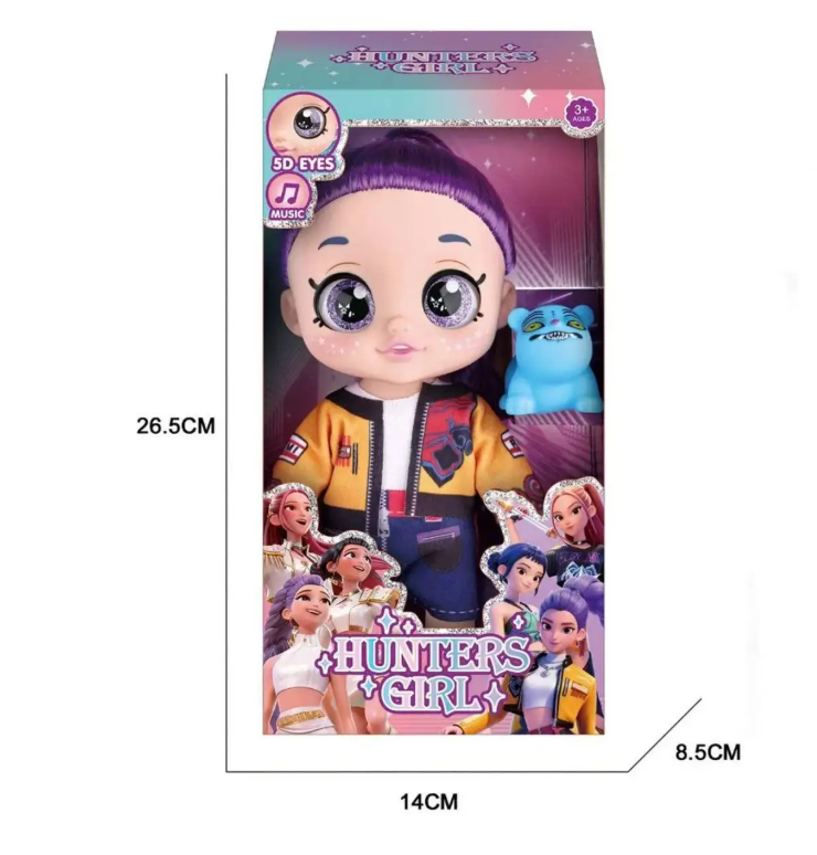 Witch Hunter muzikinė lėlė su 5D akimis