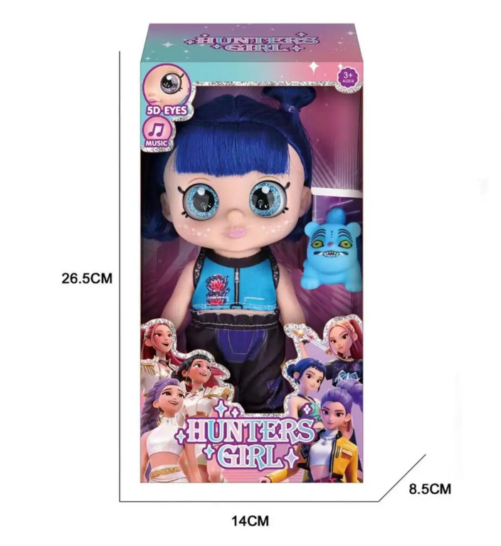 Witch Hunter muzikinė lėlė su 5D akimis