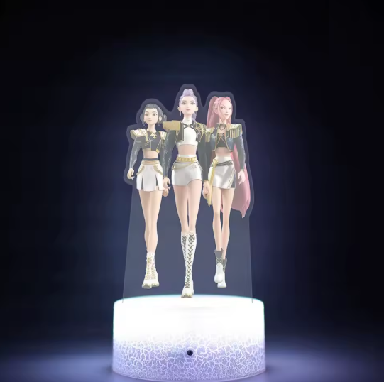 Naktinė lempa „Kpop Demon Hunters“