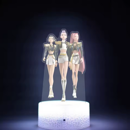 Naktinė lempa „Kpop Demon Hunters“