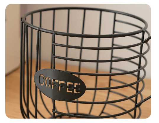 Kavos kapsulių laikymo krepšelis